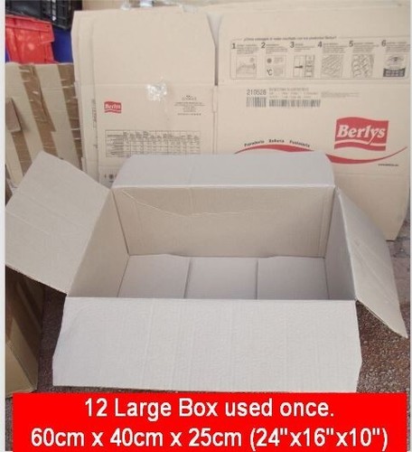 Large cardboard box single - box,