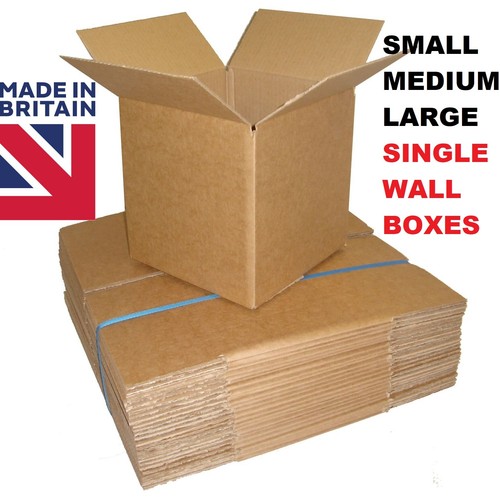 Single wall cardboard boxes - single,