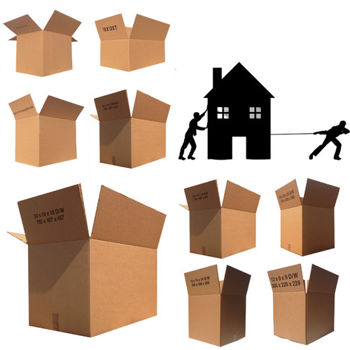 Packing boxes for moving - packing,