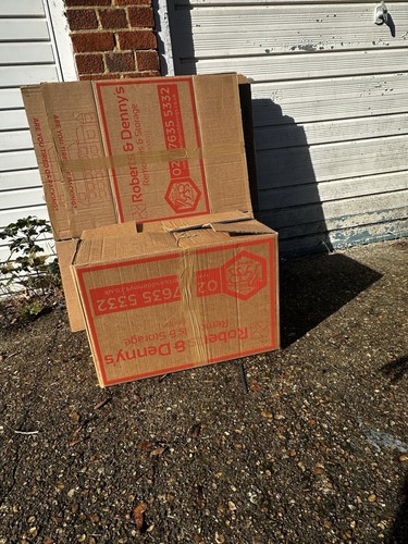 Large cardboard boxes house - 12,