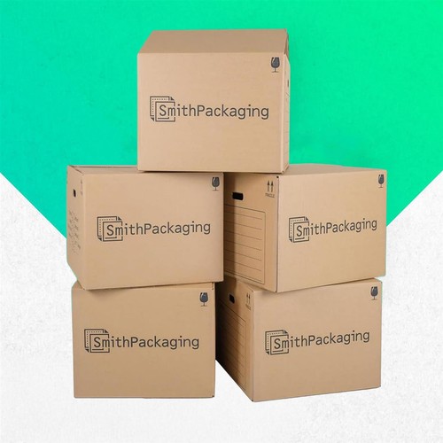 Strong cardboard moving - cardboard, house